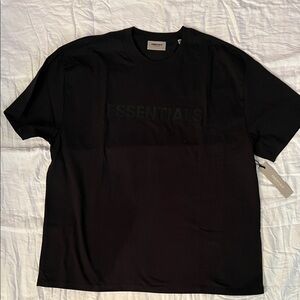 Essentials Men's Black Short Sleeve Tee